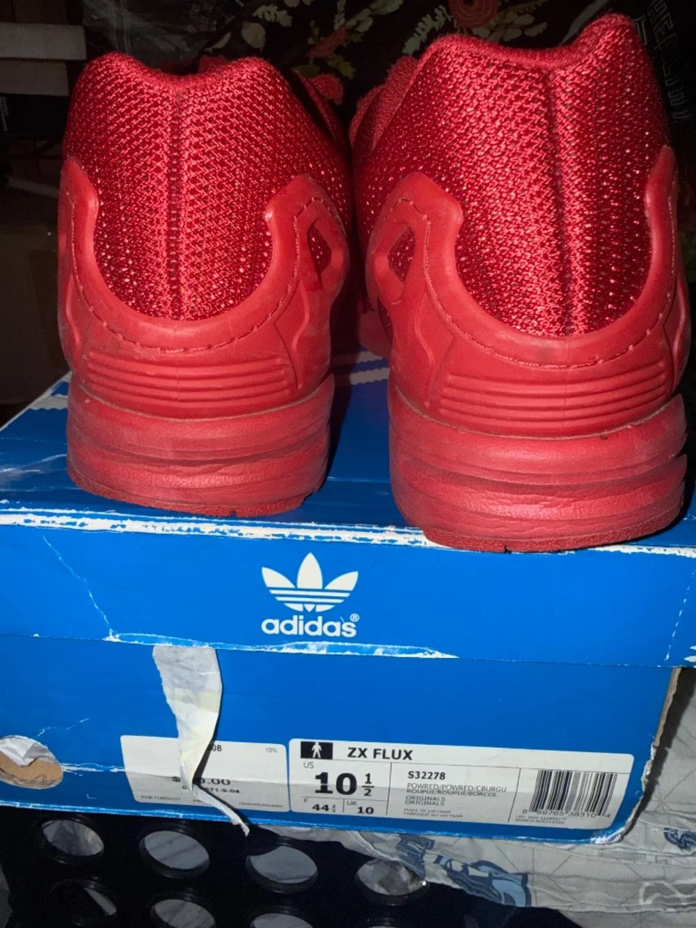 Red Adidas ZX FLUX swayamsiddhafoundation.org